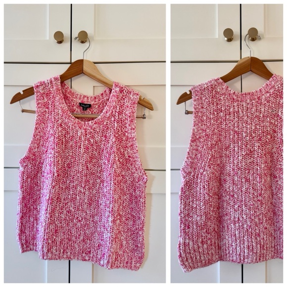 Splendid Elysees Sweater Tank, Fiore Marl (Pink) sz. S - Picture 3 of 14